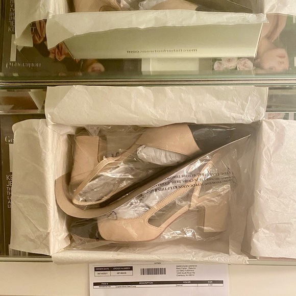 Marc Fisher Laynie Slingback Block Heel Pumps BNIB - Picture 8 of 14